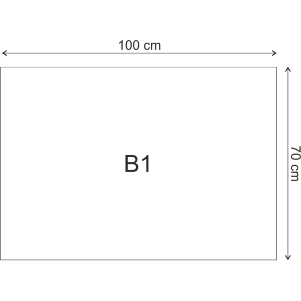 Poster Semi Gloss 200 grams B1